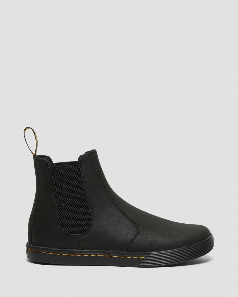 Botas Casuales Dr Martens Makela Cuero Casuales Mujer Negros | MX 677SGL